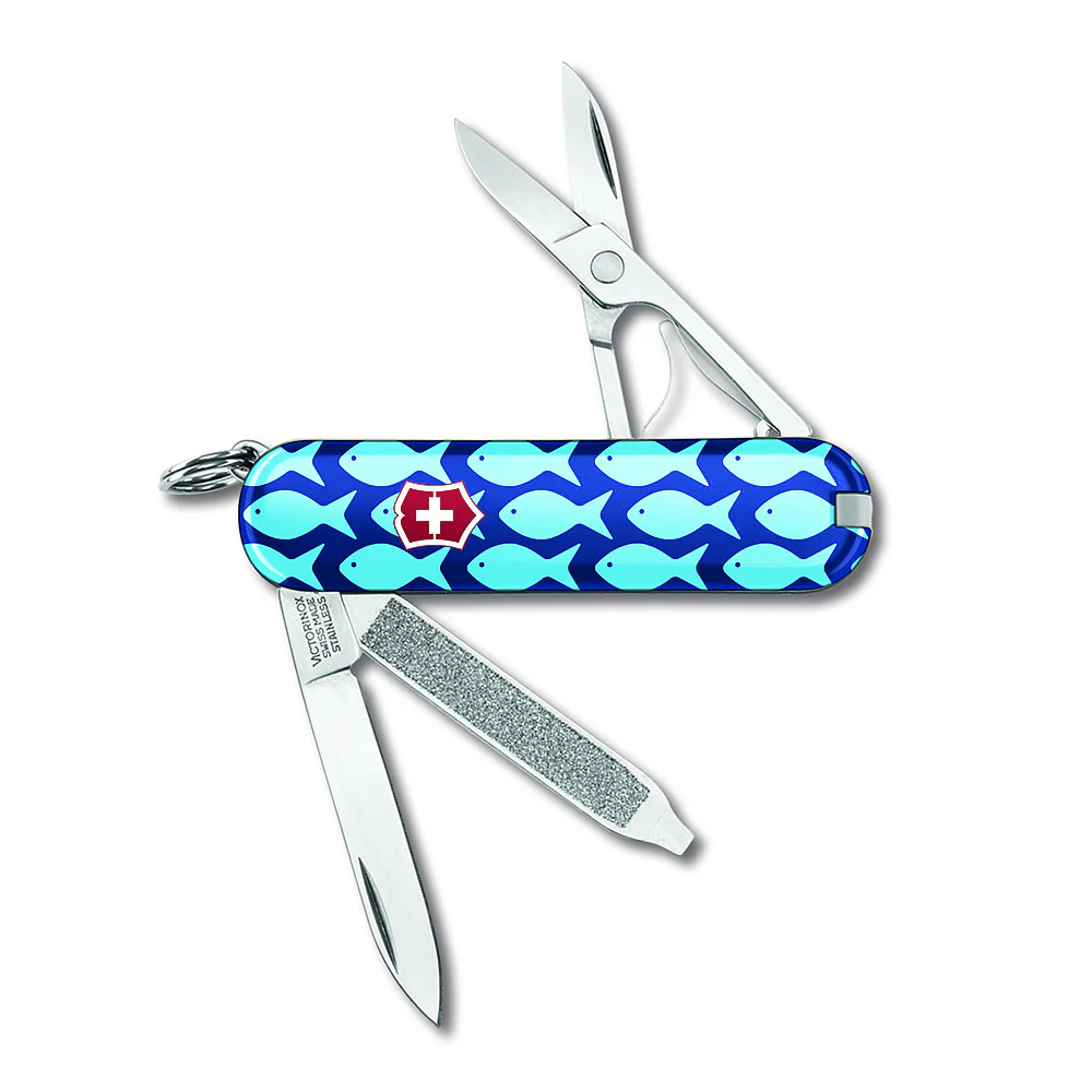 Victorinox Red Fish Classic SD Designer Swiss Army Knife
