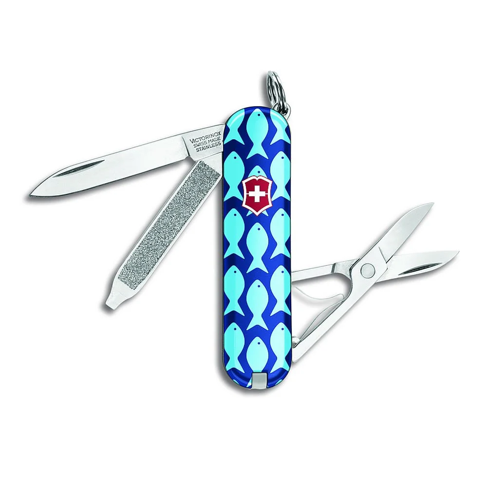 Victorinox Red Fish Classic SD Designer Swiss Army Knife - Image 3
