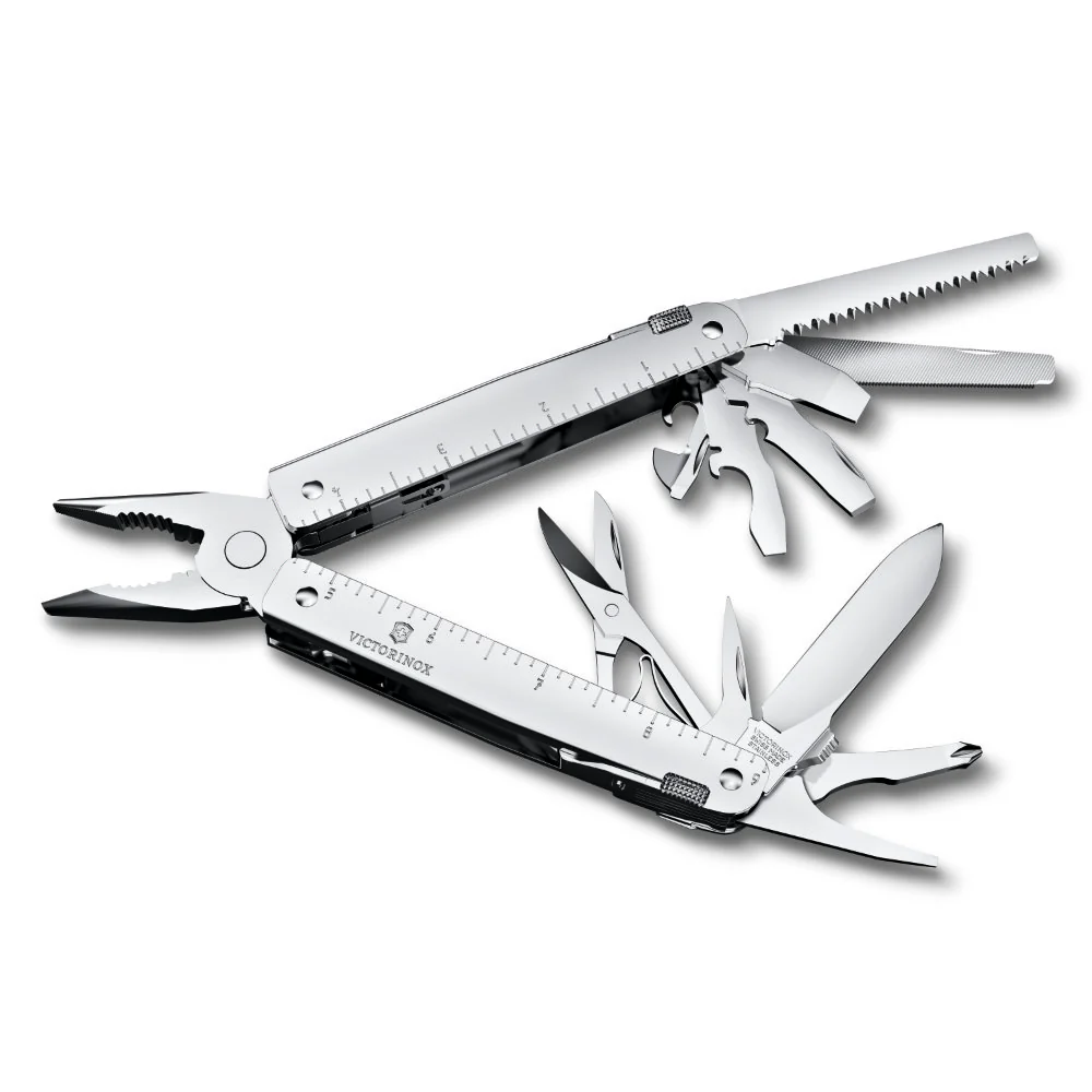 Swiss Army SwissTool MX Silver with Nylon Pouch