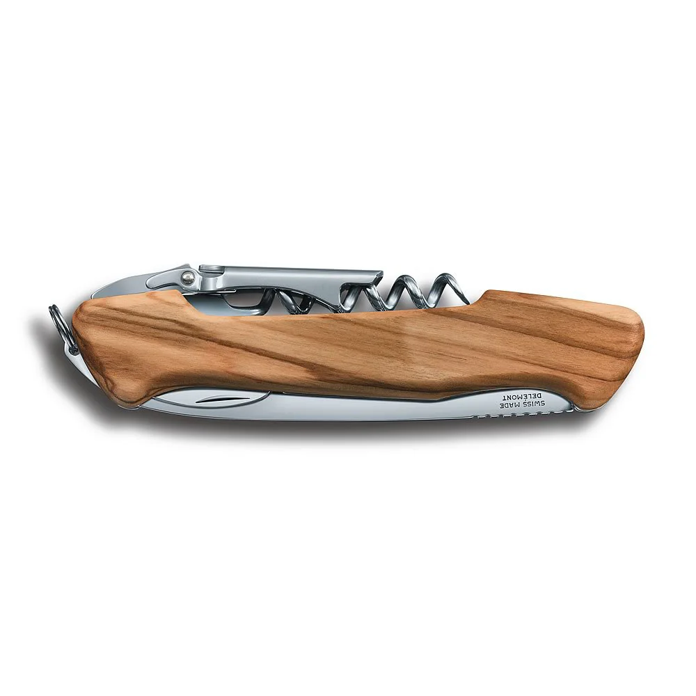 Victorinox Olive Wine Master Swiss Army Knife with Leather Pouch - Image 7