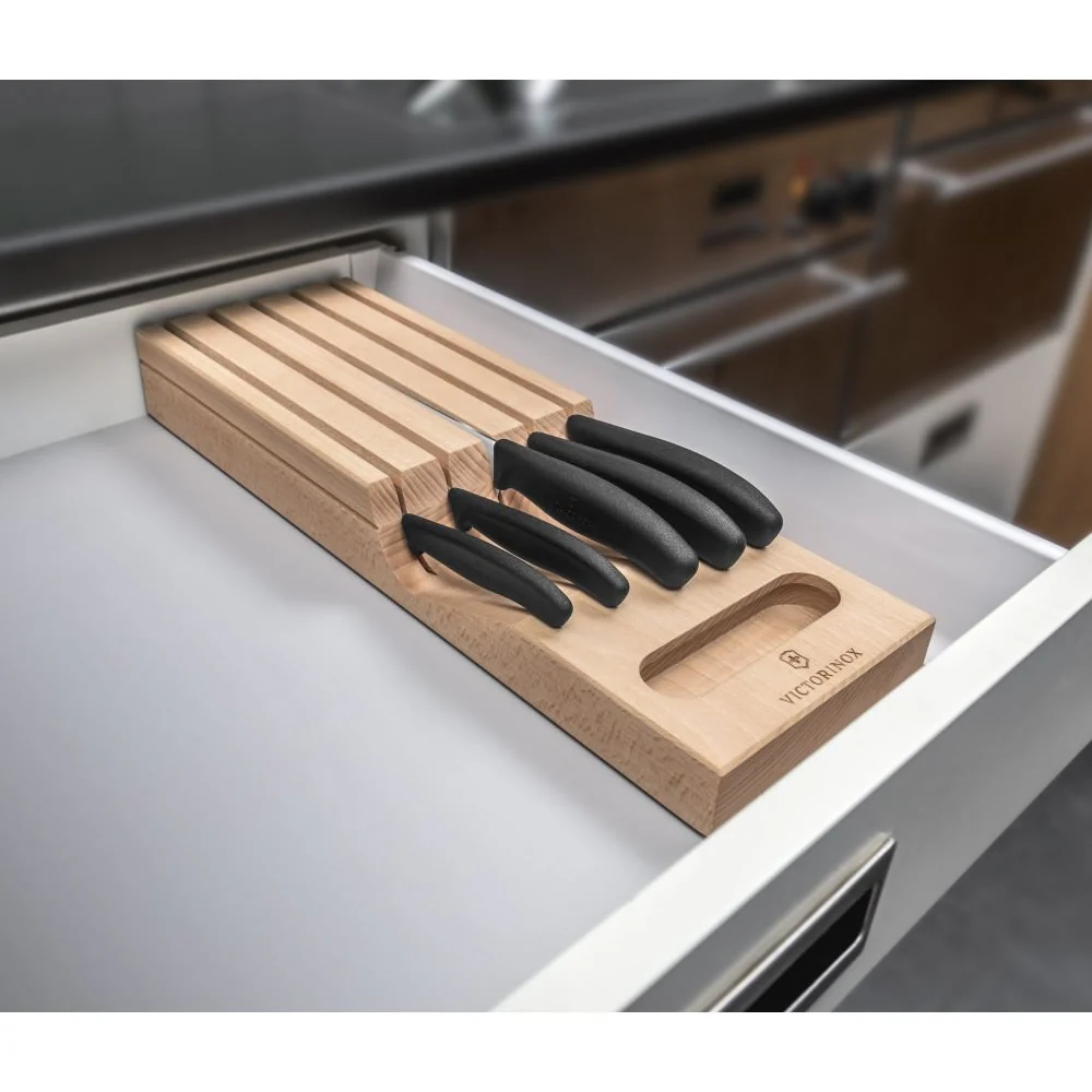 Swiss Classic 5-Piece Knife Set with In-Drawer Knife Holder by Victorinox - Image 2
