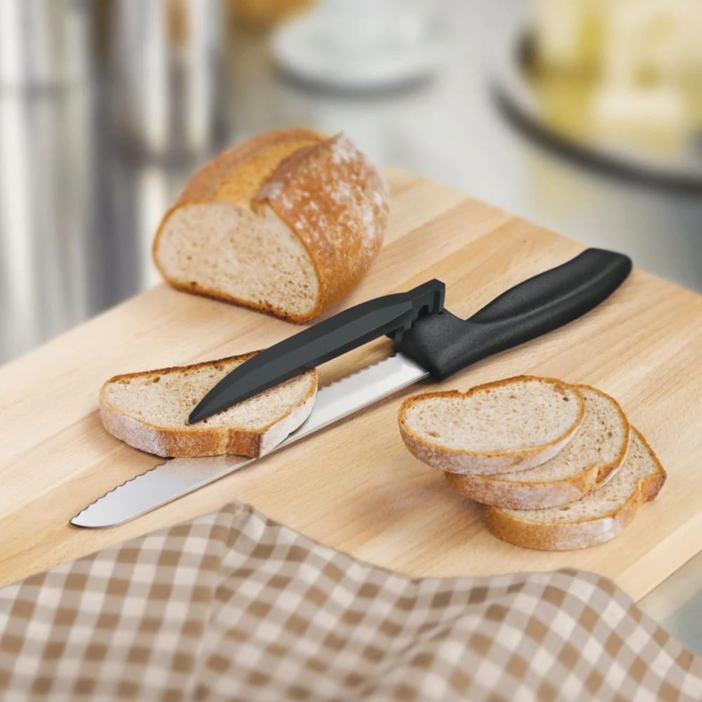 Swiss Classic 8" Serrated DUX-Knife with Adjustable Slicing Guide by Victorinox - Image 4