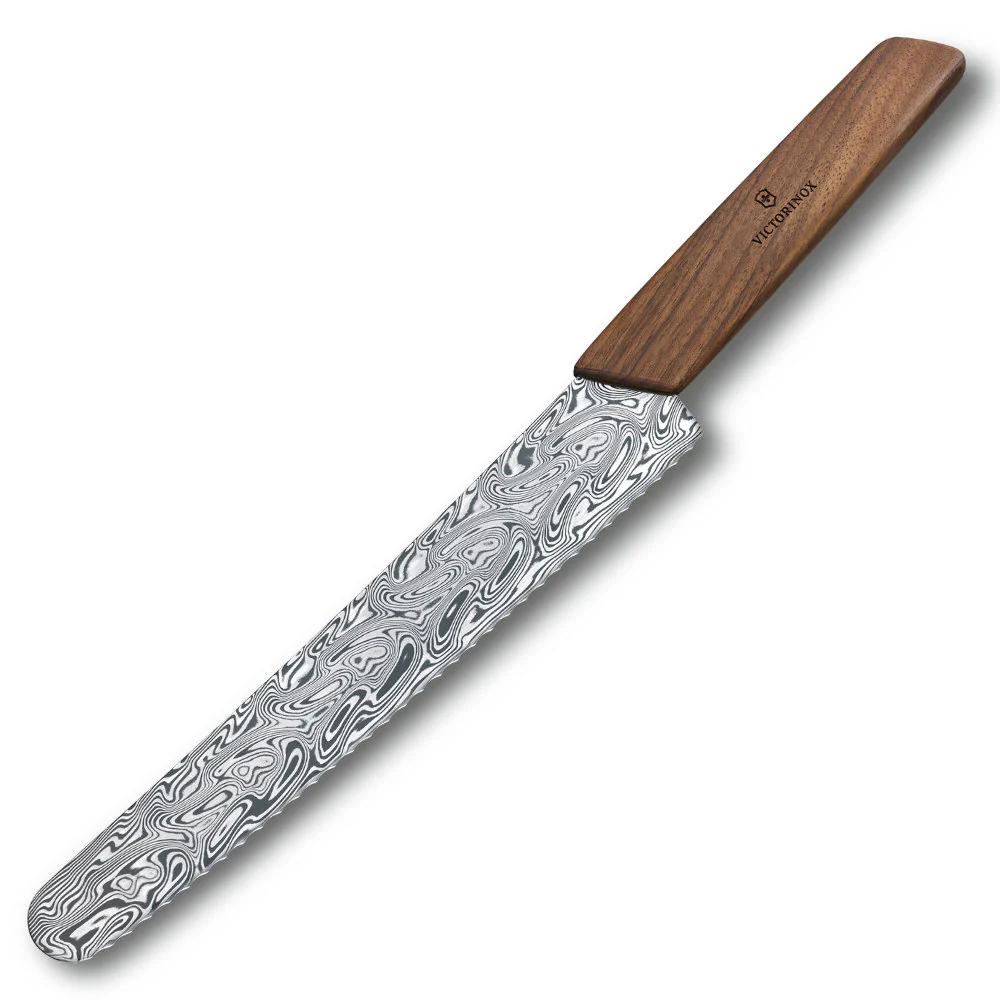 Swiss Modern Damast Bread Knife Limited Edition Knife 2021