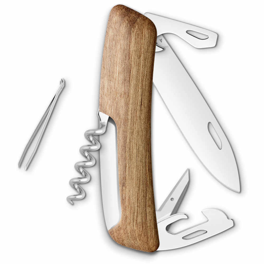 Swiza D03 Walnut Swiss Pocket Knife - Image 2