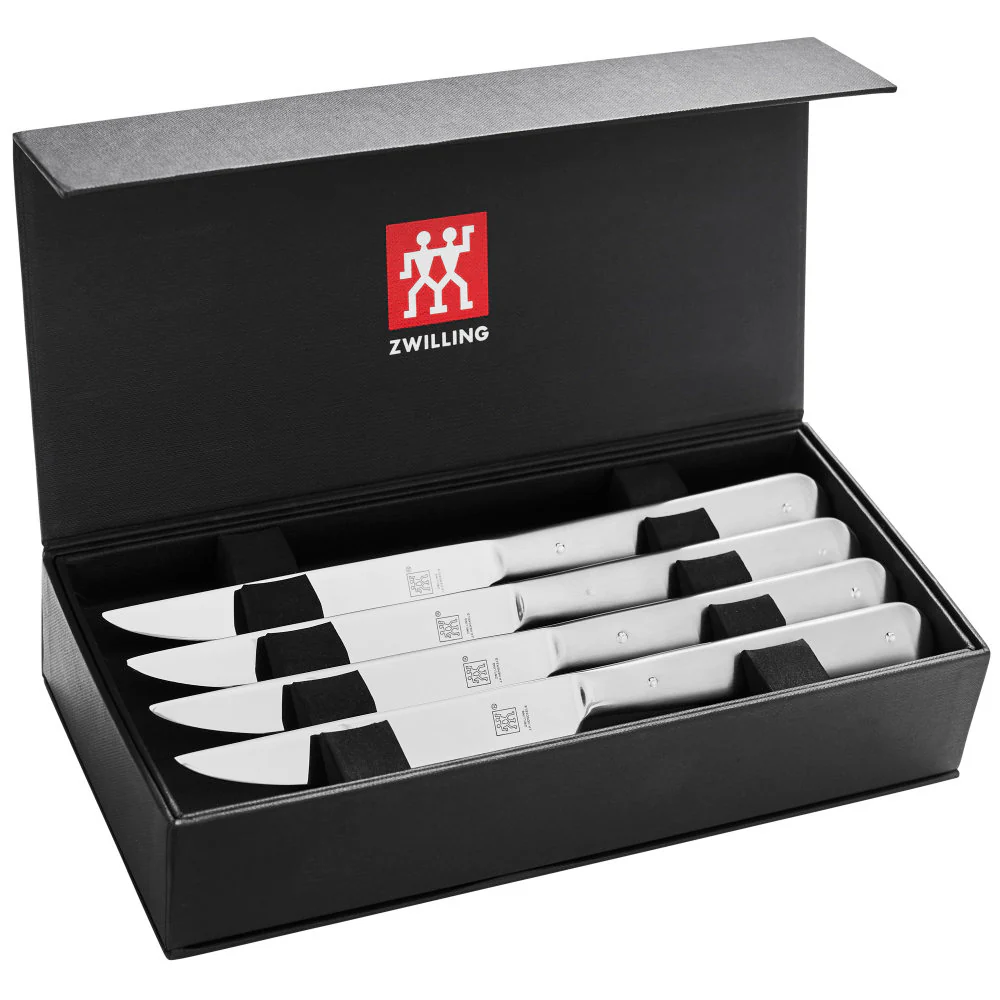 TWIN Stainless Steel 8-Piece Porterhouse Steak Knife Set by Zwilling J.A. Henckels