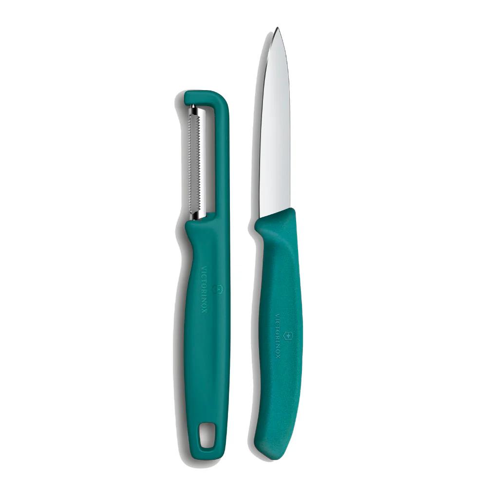 Victorinox Classic Serrated Peeler and 3.25" Paring Knife Set