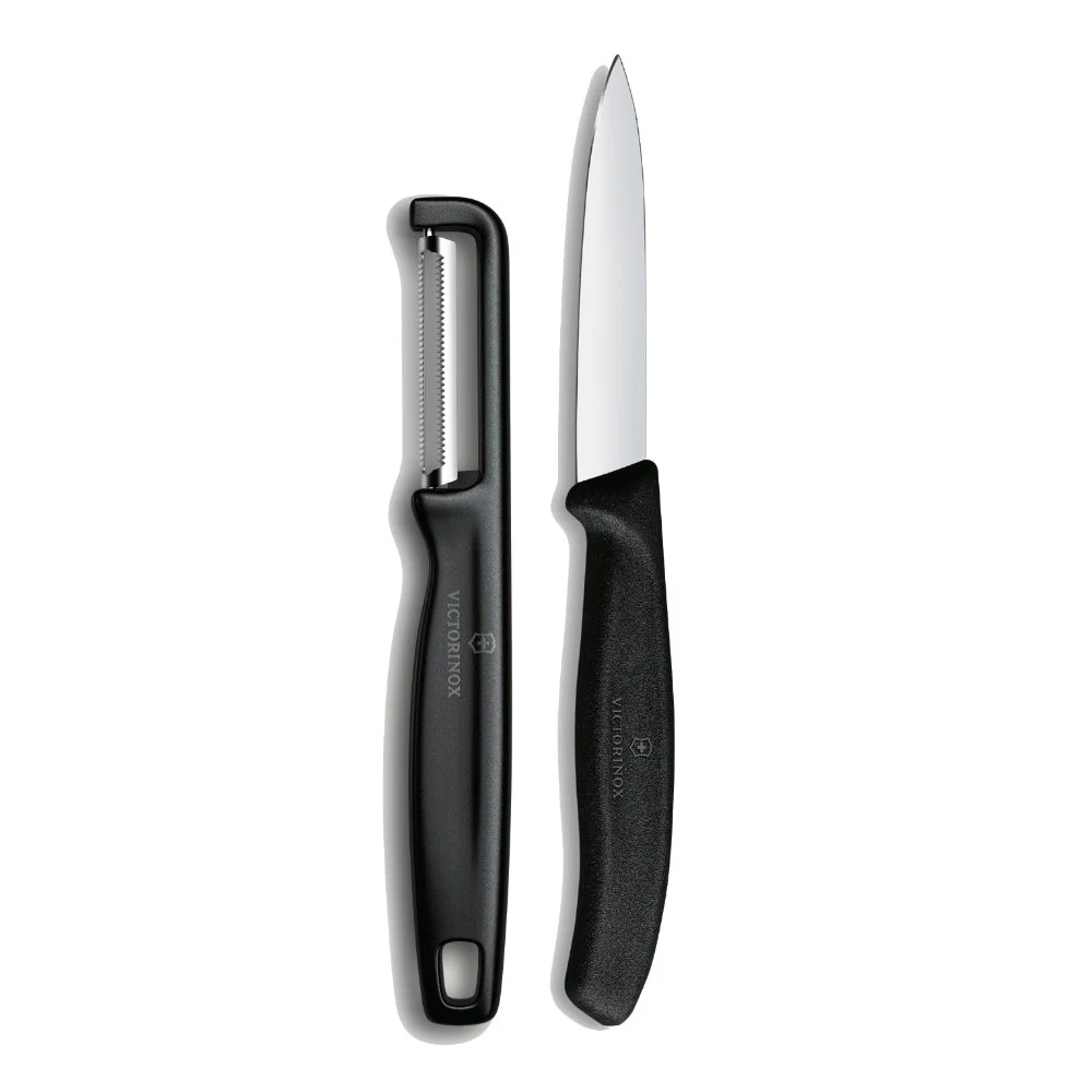 Victorinox Classic Serrated Peeler and 3.25" Paring Knife Set - Image 2