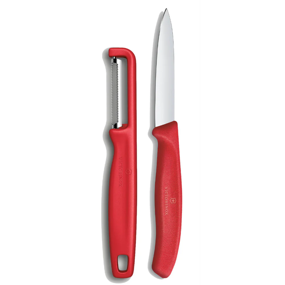 Victorinox Classic Serrated Peeler and 3.25" Paring Knife Set - Image 3