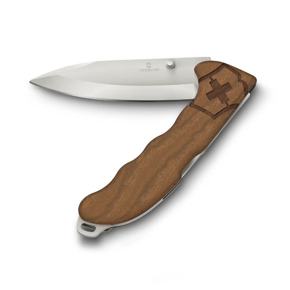 Victorinox Evoke Wood Lockblade Swiss Army Knife with Clip