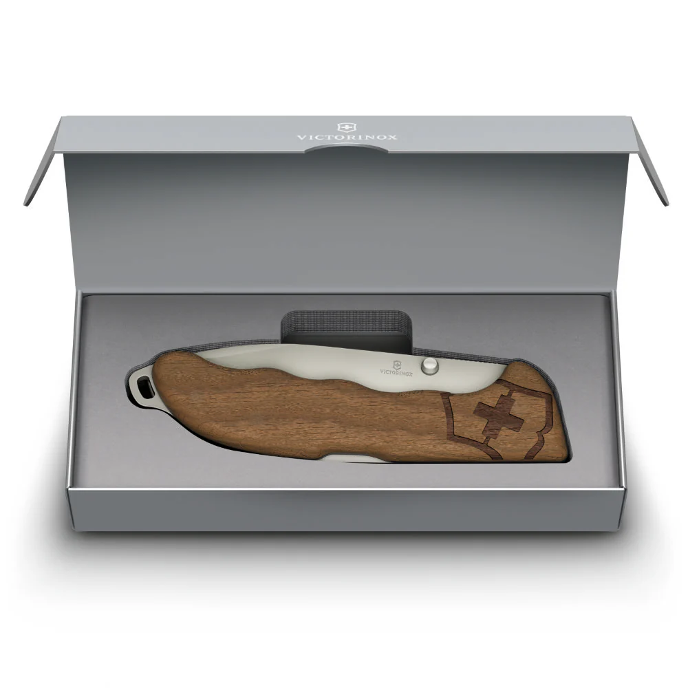 Victorinox Evoke Wood Lockblade Swiss Army Knife with Clip - Image 7
