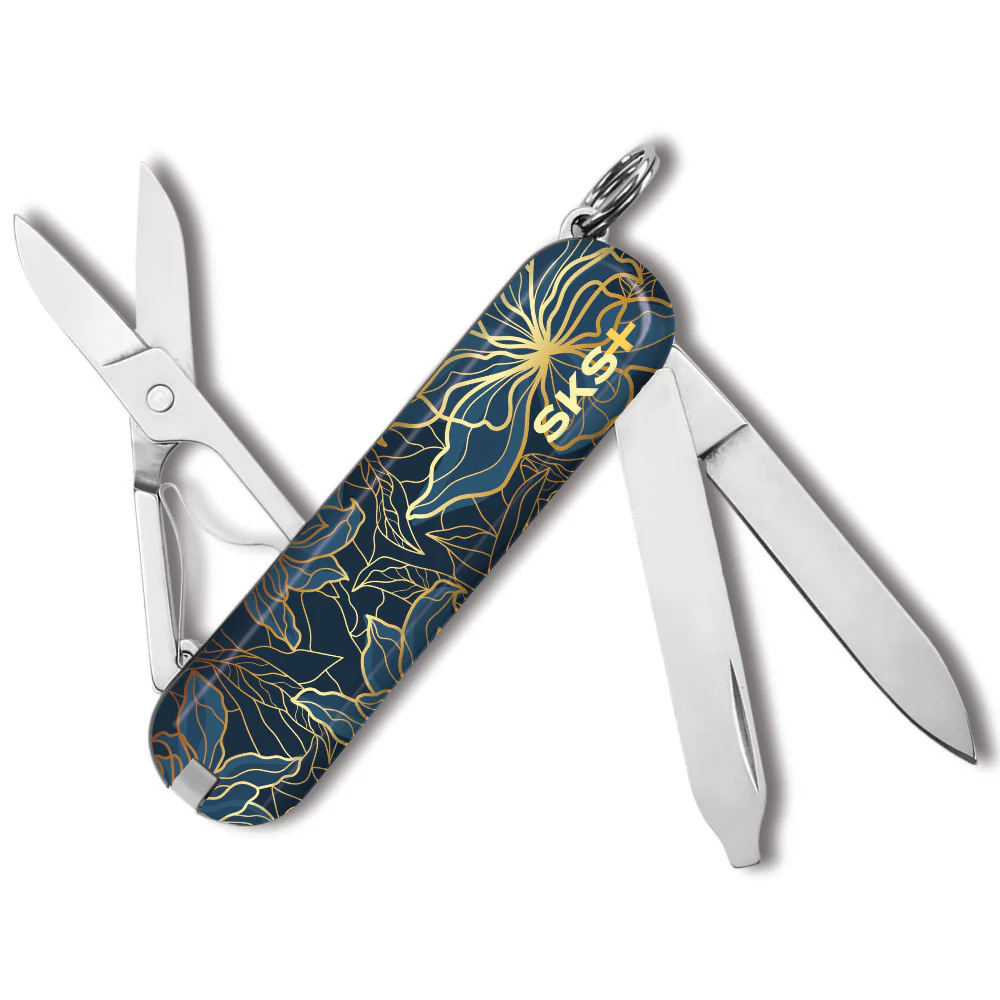 Victorinox Gilded Flowers Classic SD Designer Swiss Army Knife - Image 2
