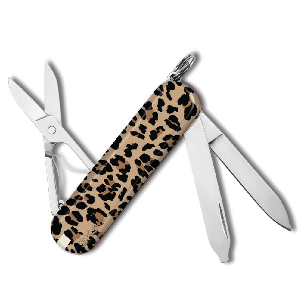 Victorinox Leopard Print Classic SD Designer Swiss Army Knife - Image 2