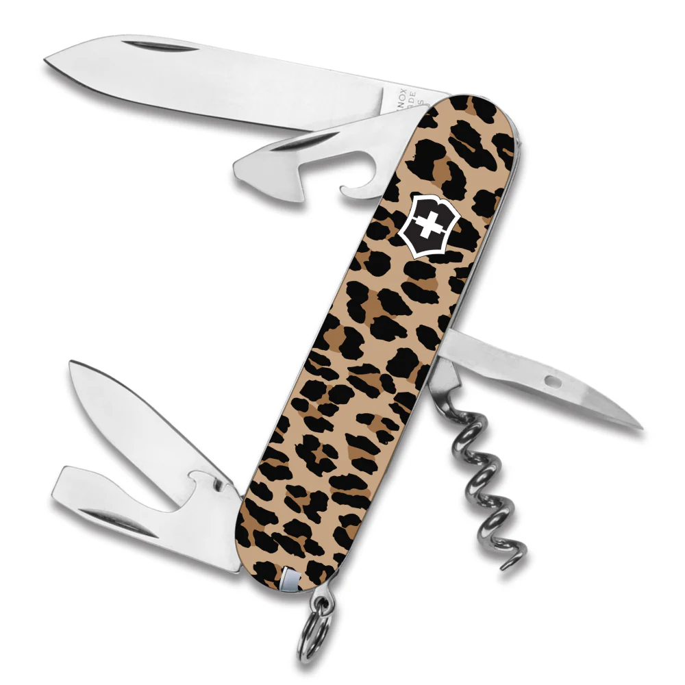 Victorinox Leopard Print Spartan Designer Swiss Army Knife