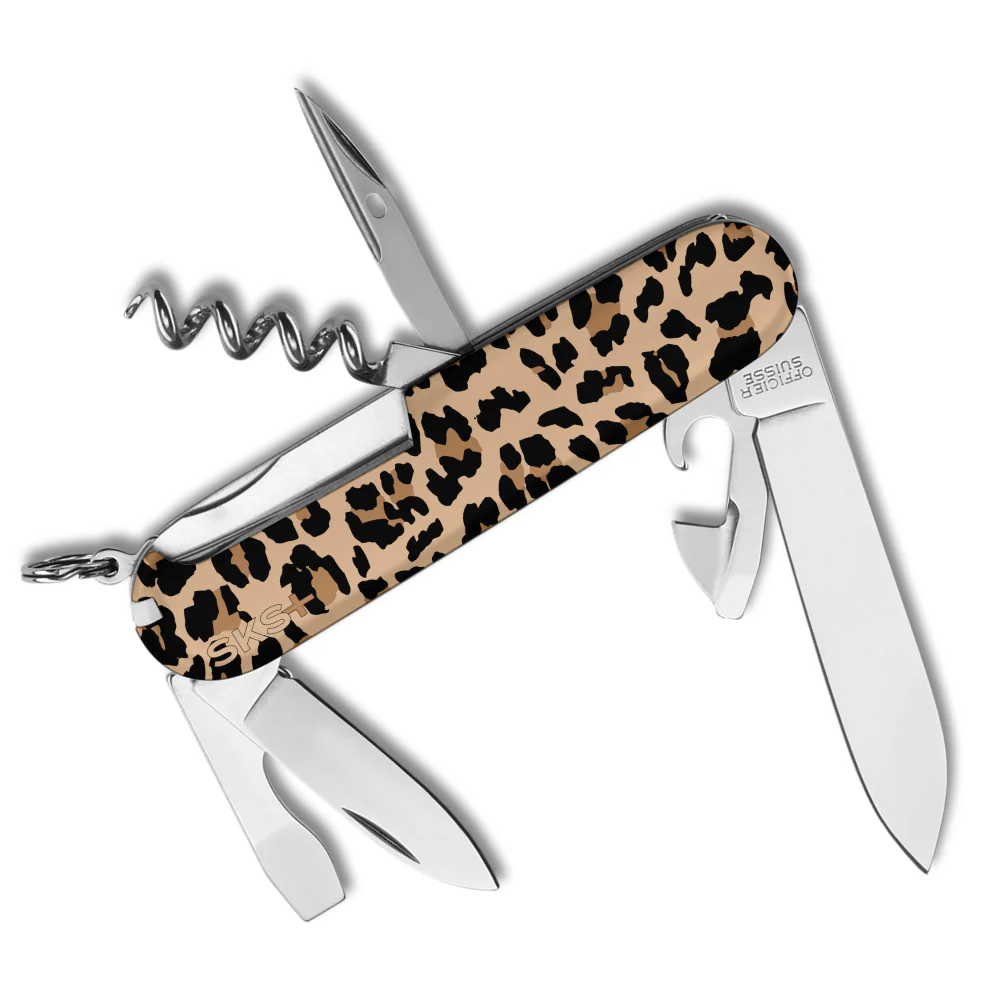 Victorinox Leopard Print Spartan Designer Swiss Army Knife - Image 2