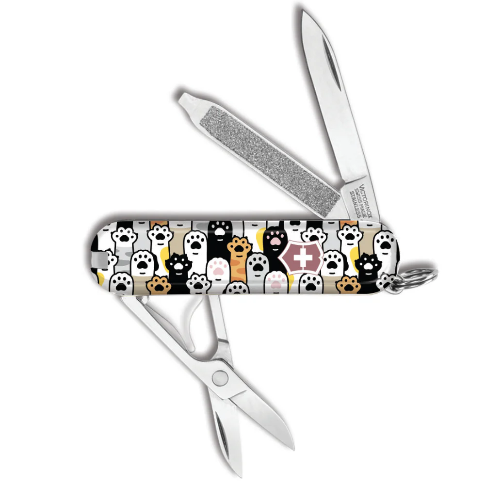 Victorinox Paws in the Air Classic SD Designer Swiss Army Knife