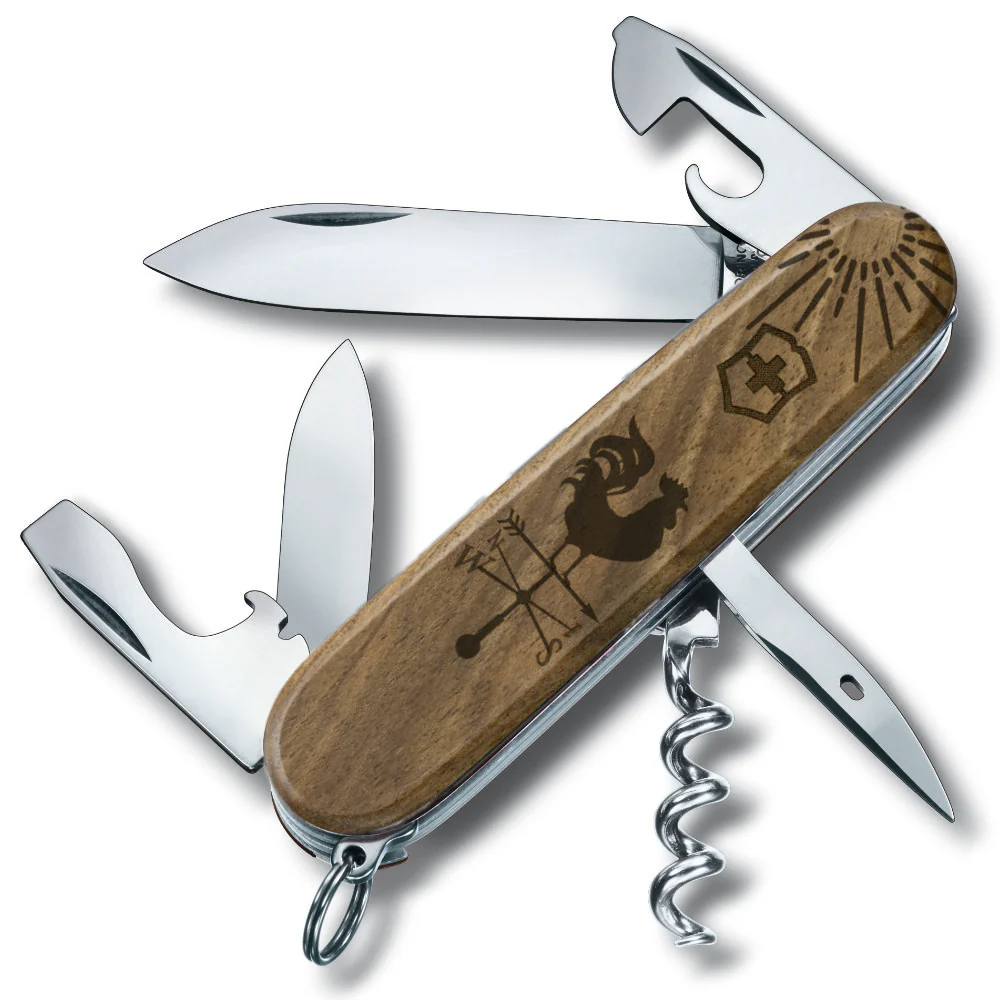 Victorinox Personalized Farm Spartan Hardwood Walnut Designer Swiss Army Knife