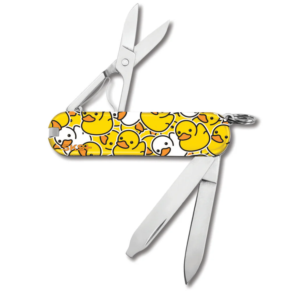 Victorinox Rubber Duckies Classic SD Designer Swiss Army Knife - Image 2