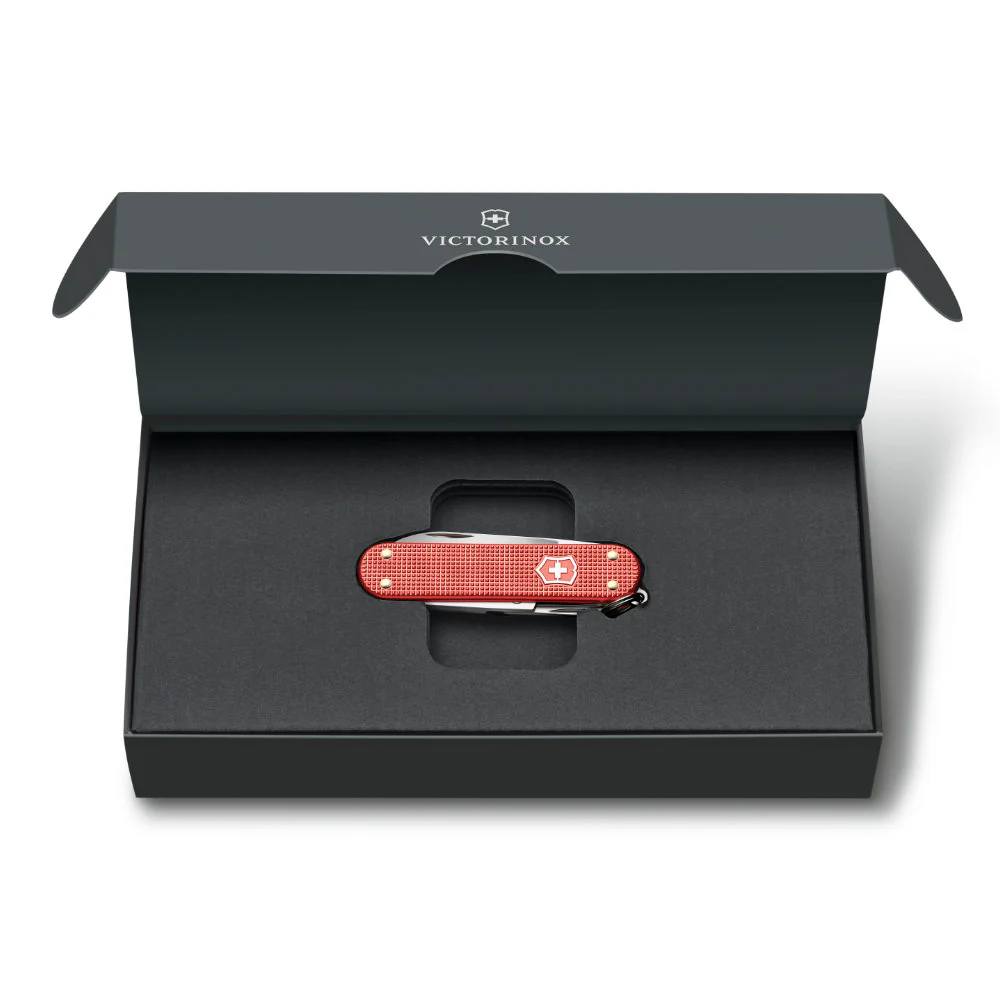 Victorinox Stone Red Classic SD Alox 2025 Limited Edition Swiss Army Knife - Image 4