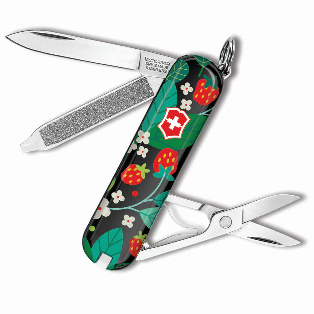 Victorinox Strawberry Patch Classic SD Designer Swiss Army Knife