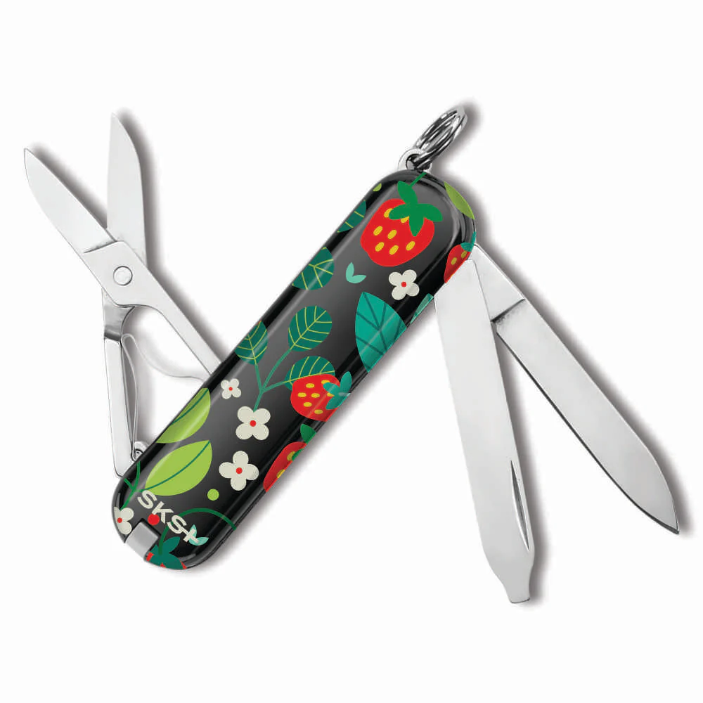 Victorinox Strawberry Patch Classic SD Designer Swiss Army Knife - Image 2
