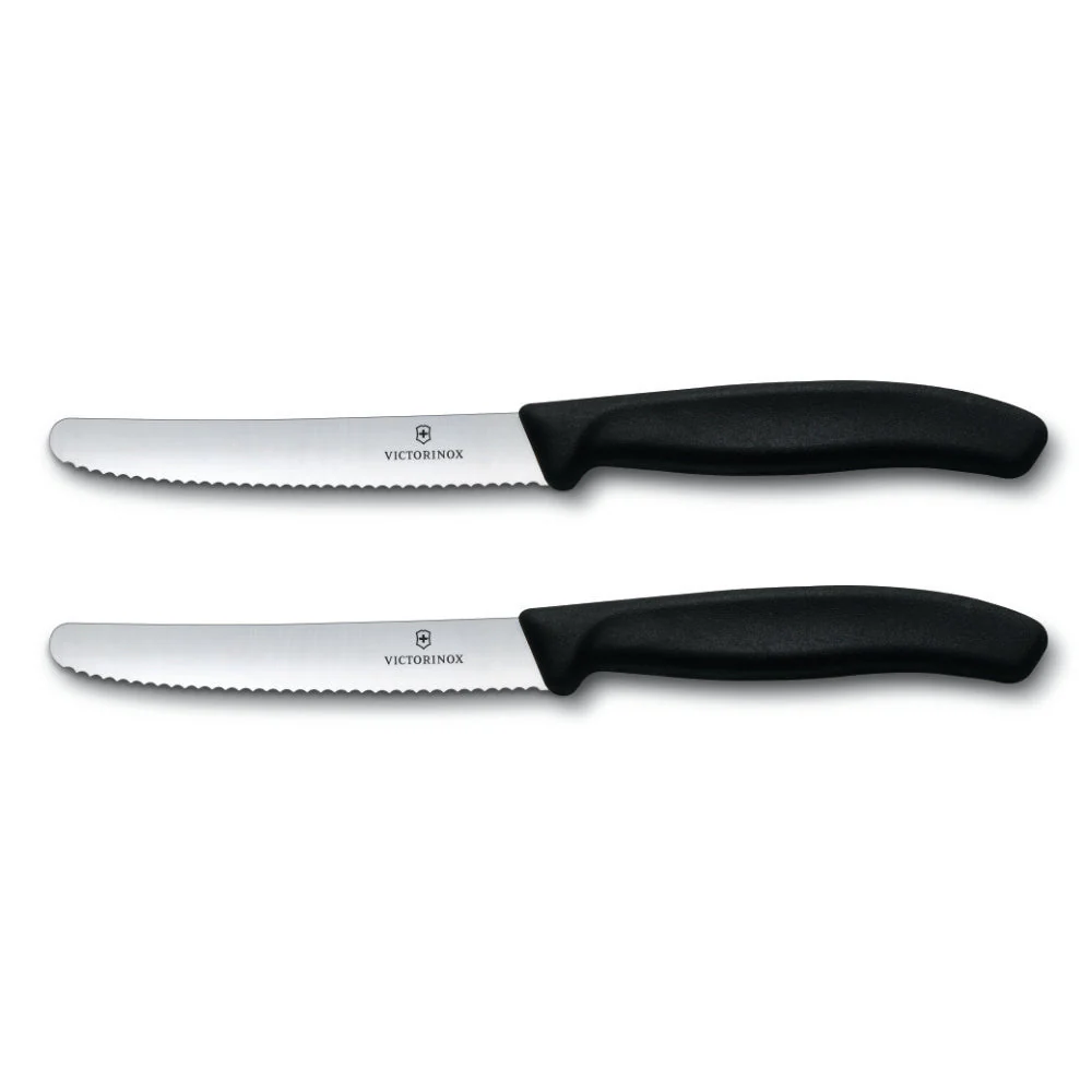 Victorinox Swiss Classic 2-Piece 4.5" Serrated Utility Knife Set