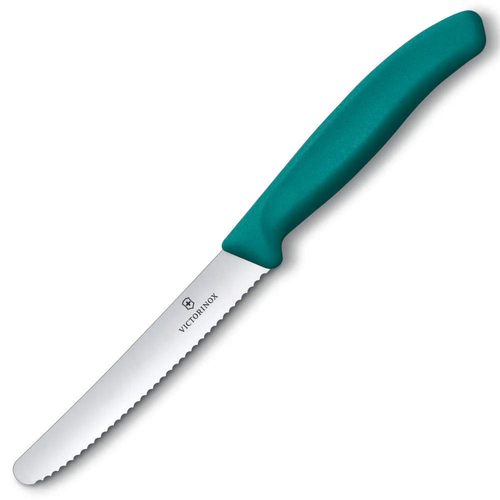 Victorinox Swiss Classic 4.5" Serrated Round Tip Paring Knife - Image 6