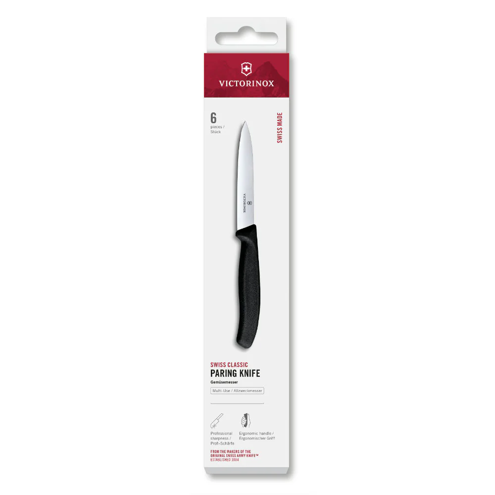 Victorinox Swiss Classic 4" Straight Blade Spear Tip Paring Knife - Image 2