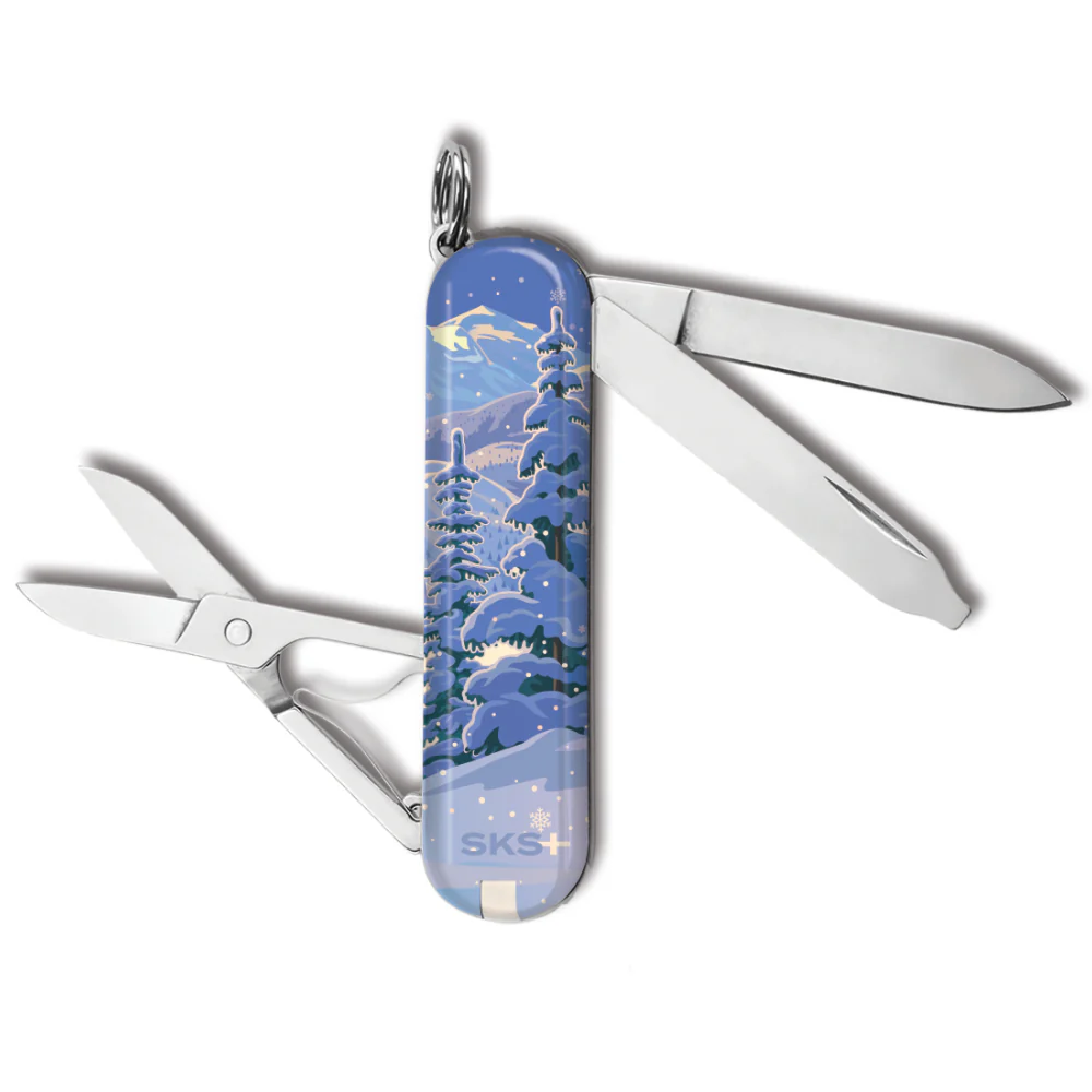 Victorinox Winter Wonderland Classic SD Designer Swiss Army Knife - Image 2