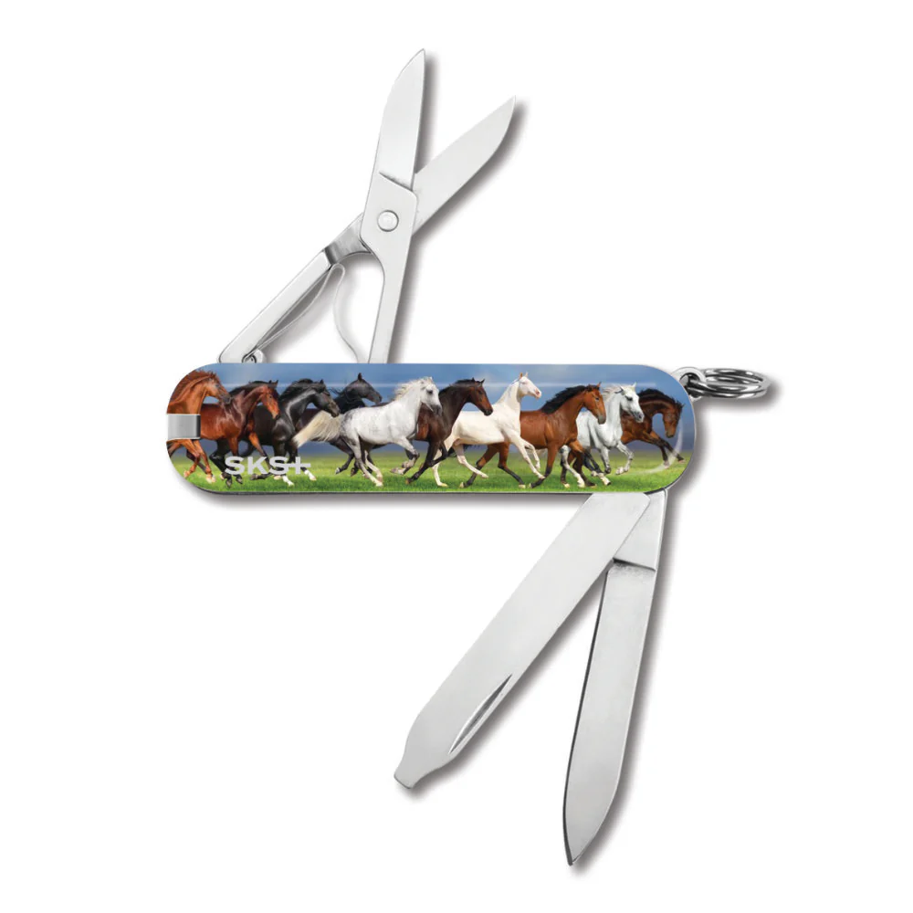 Victorinox Wild Horses Classic SD Designer Swiss Army Knife - Image 2