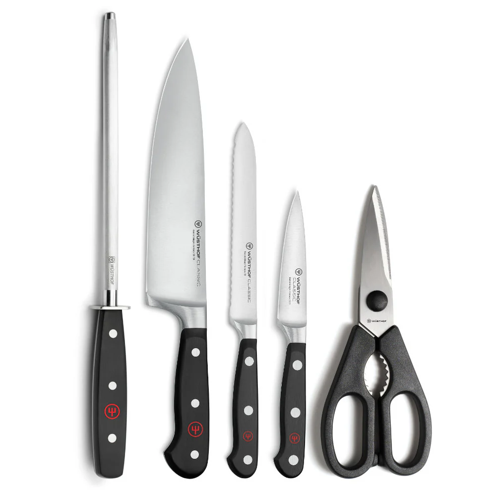 Wusthof Classic 6-Piece Starter Knife Block Set - Image 2