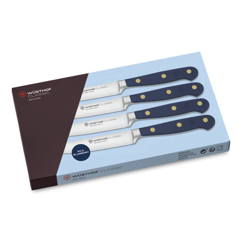Wusthof Classic Wild Blueberry 4-Piece Steak Knife Set - Image 3