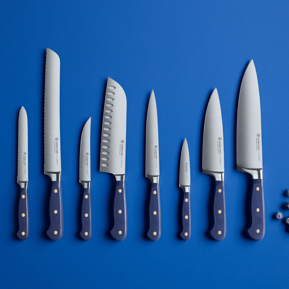 Wusthof Classic Wild Blueberry 8-Piece Designer Knife Block Set - Image 5
