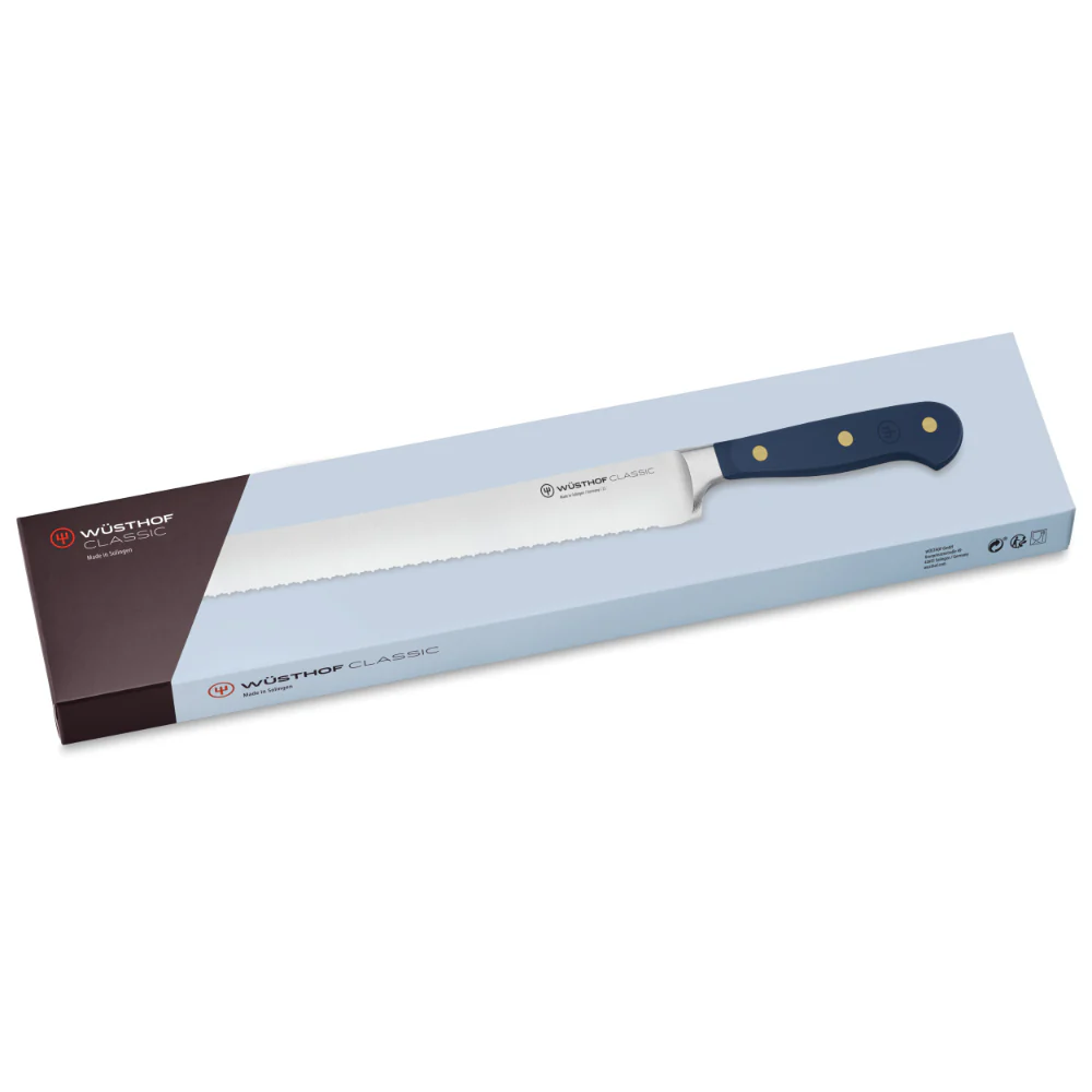 Wusthof Classic Wild Blueberry 9" Double-Serrated Bread Knife - Image 5