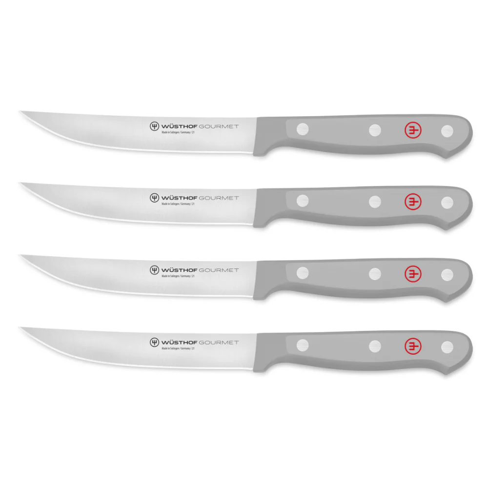 Wusthof Gourmet Grey 4-Piece Steak Knife Set