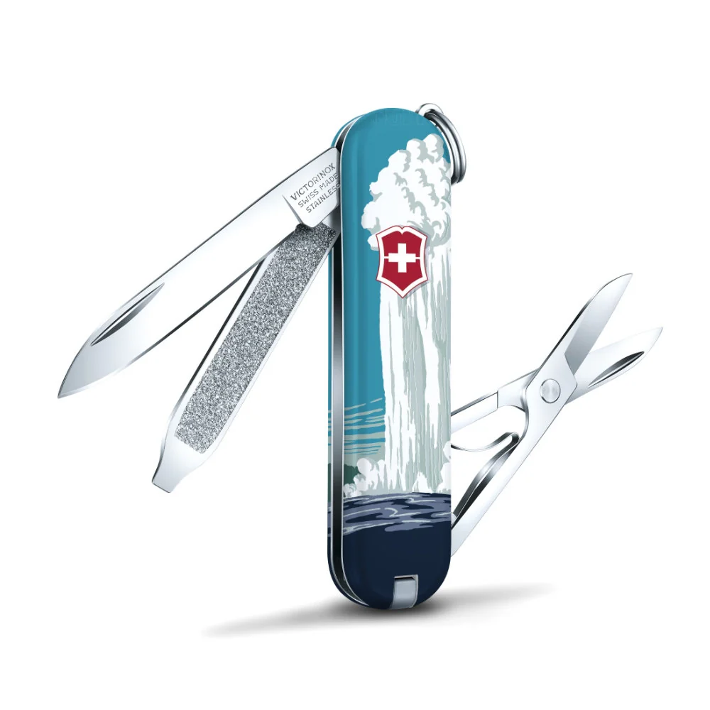 Victorinox Yellowstone National Park Poster Art Classic SD Swiss Army Knife